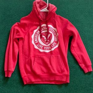 Women’s Small American Eagle Red Hoodie (Used)